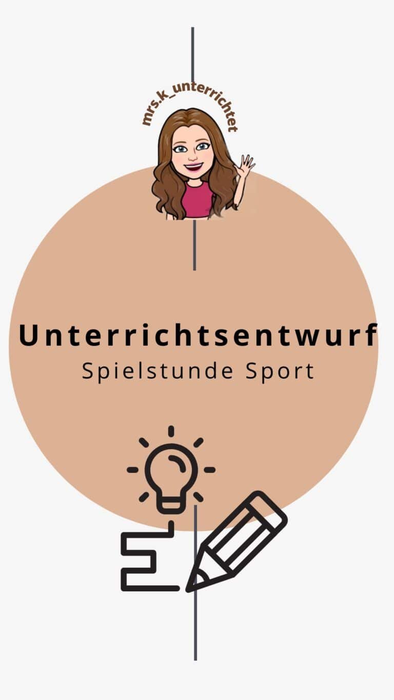 Unterrichtsentwurf Spielstunde (Sport)