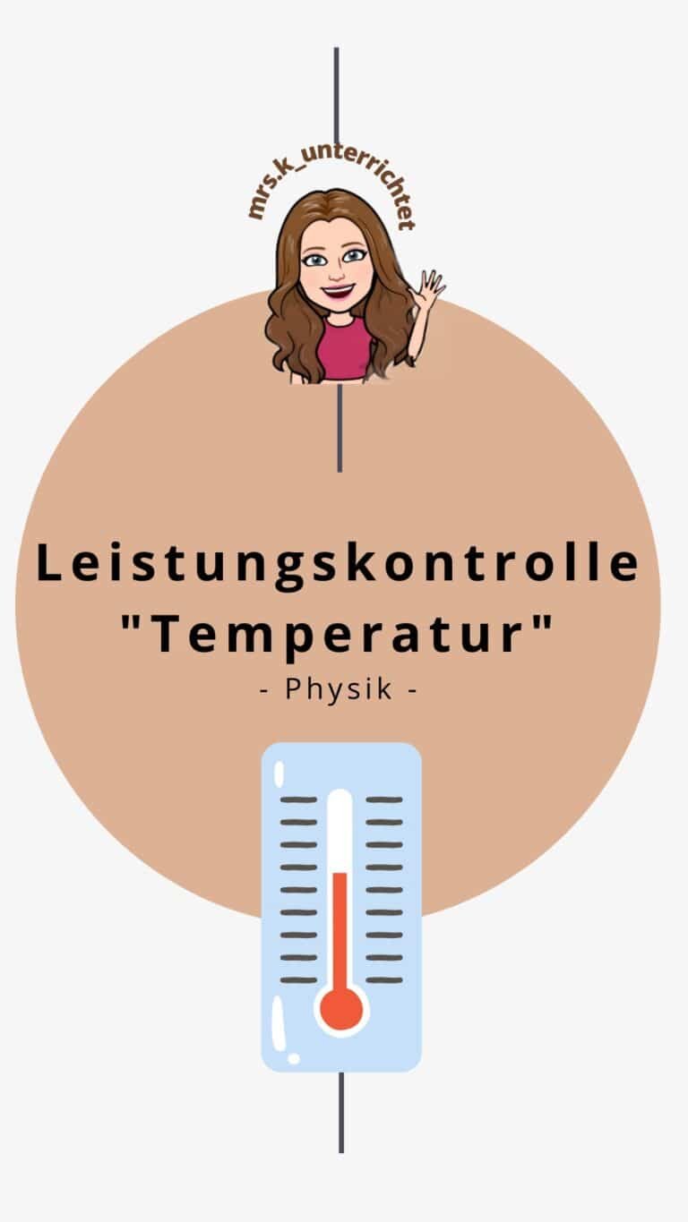 Leistungskontrolle Temperatur + Wärme Physik