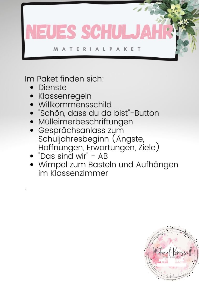 Klassenzimmergestaltung