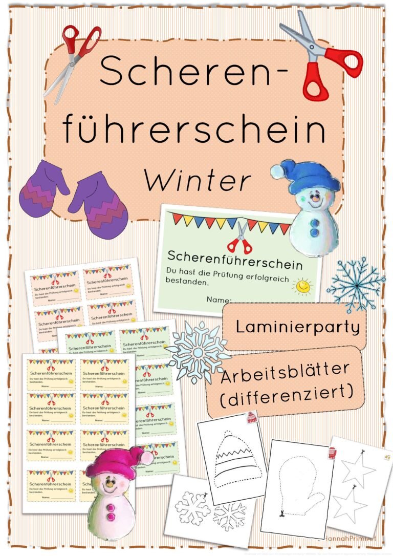 Scherenführerschein Winter