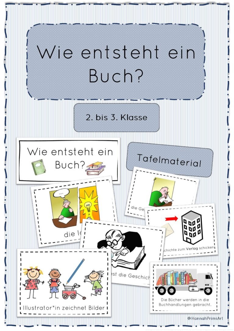 Wie entsteht ein Buch? – Lesestunde in der Grundschule