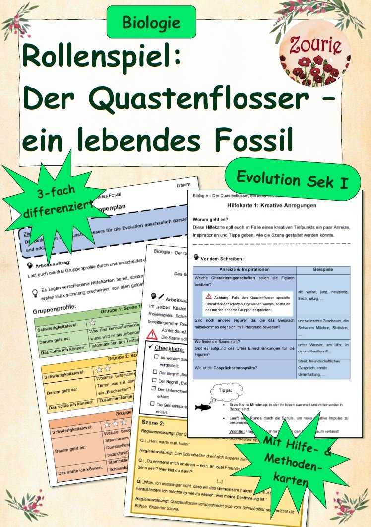 Rollenspiel: Der Quastenflosser ein lebendes Fossil