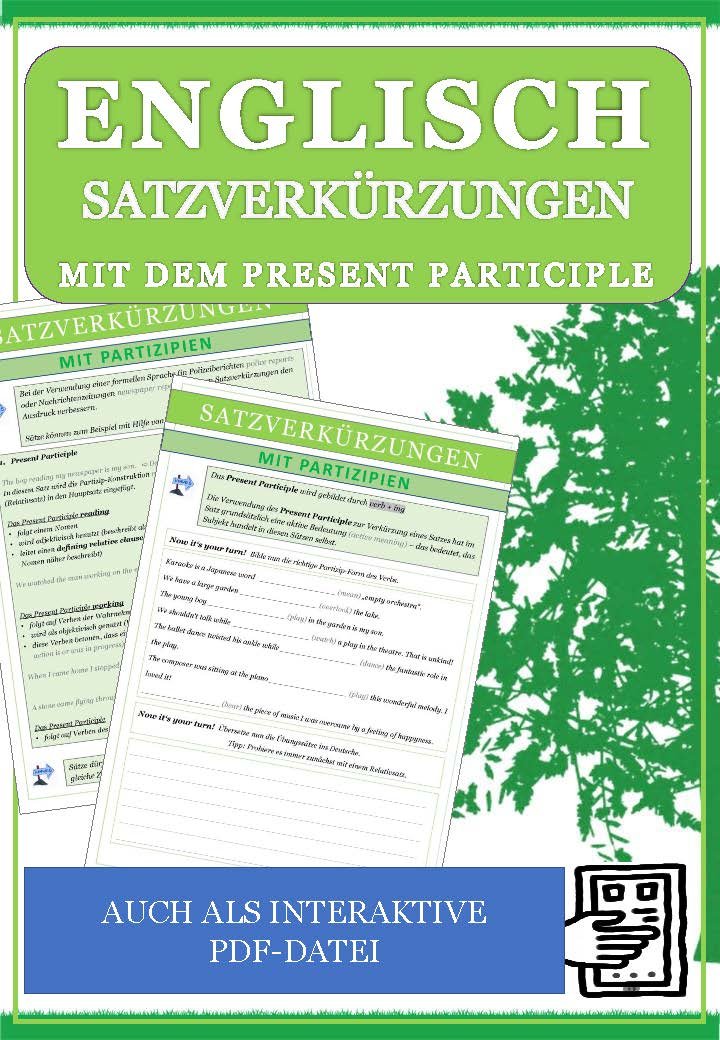 Englisch: Satzverkürzungen mit Present Participle – interaktiv