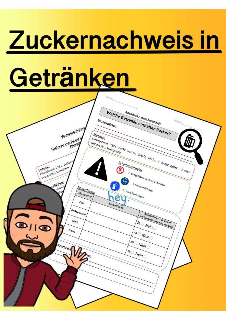 Zuckernachweis in Getränken