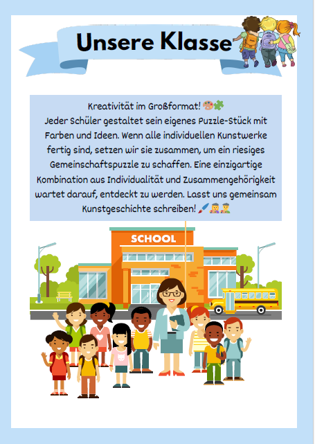 Kreatives Klassenprojekt: Unser einzigartiges Klassenpuzzle