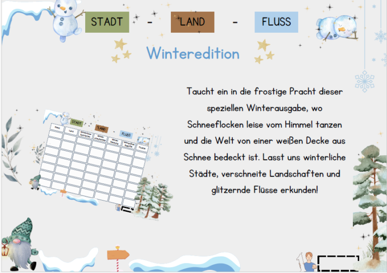 Stadt, Land, Fluss: Winteredition