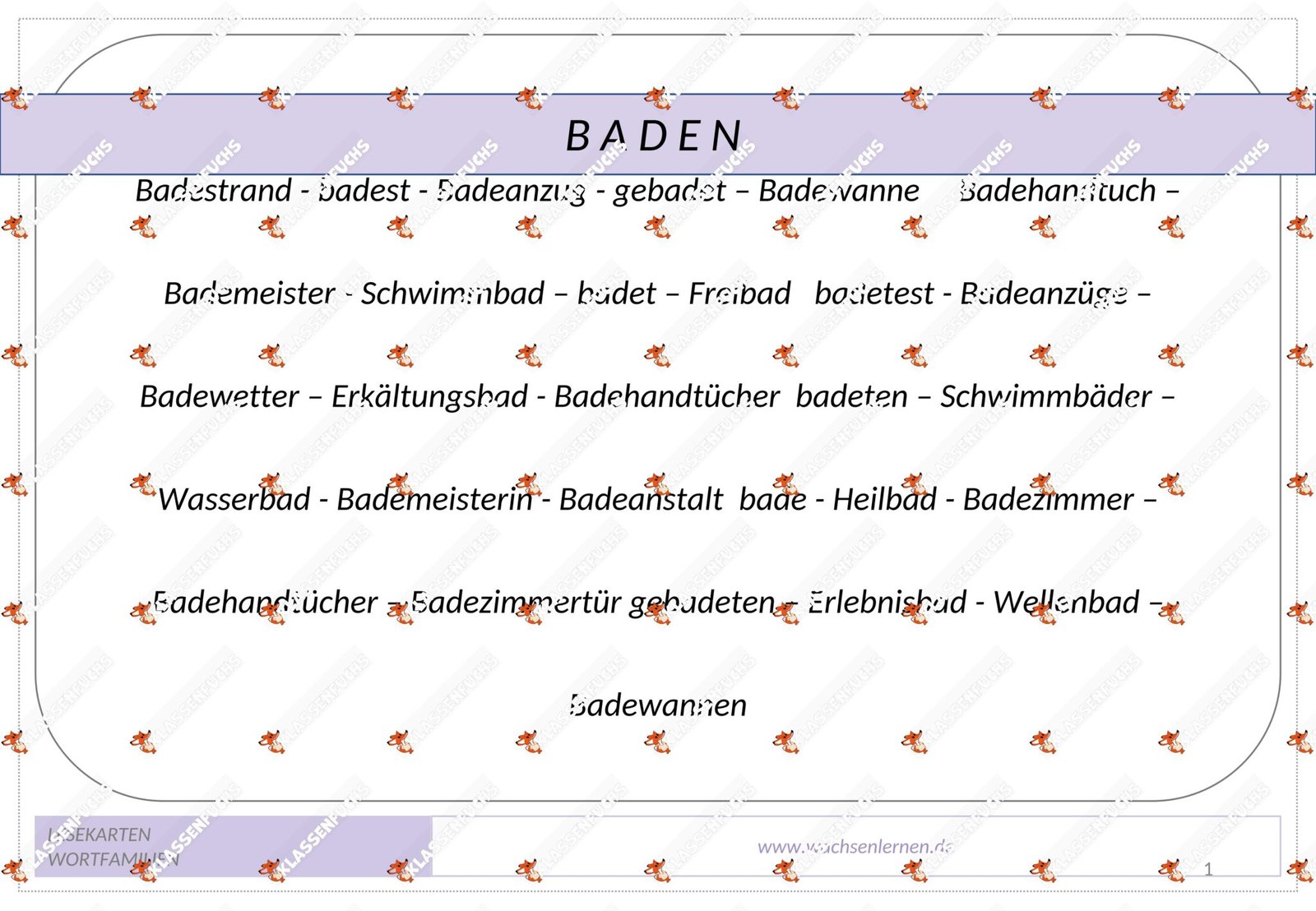 Klassenfuchs Image