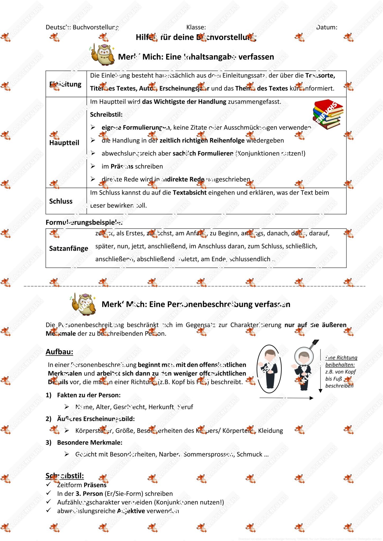 Klassenfuchs Image