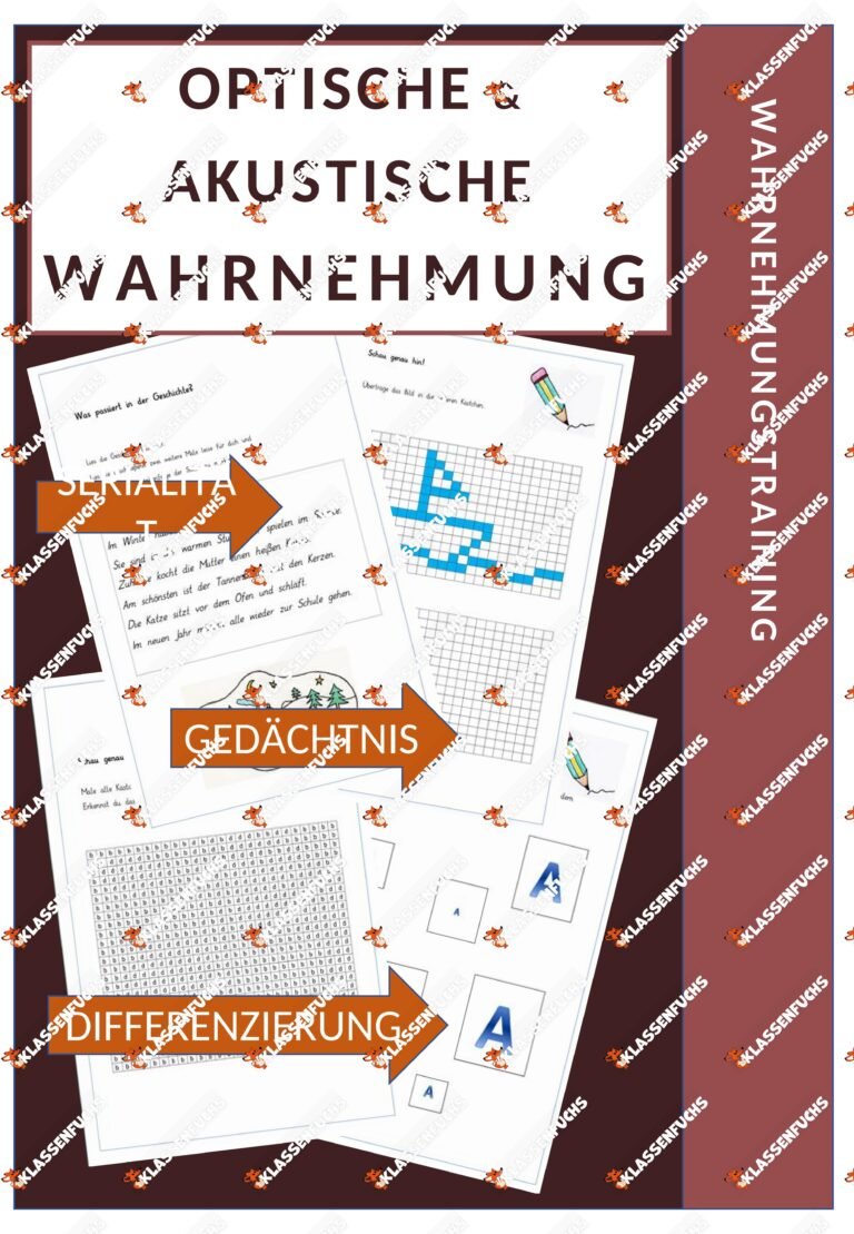 Lerntraining: Wahrnehmungstraining – Akustische und optische Wahrnehmung