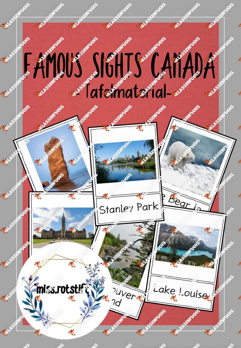 Canada – Famous Sights – Tafelmaterial