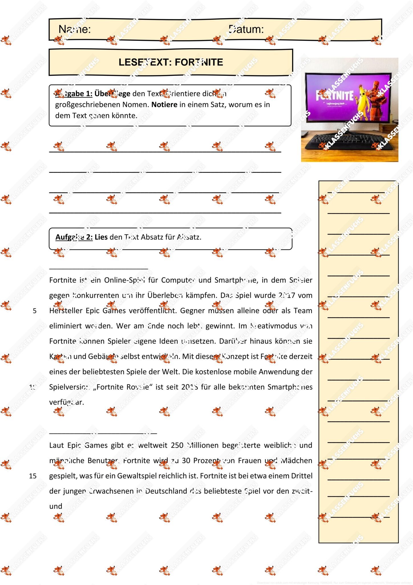 Klassenfuchs Image