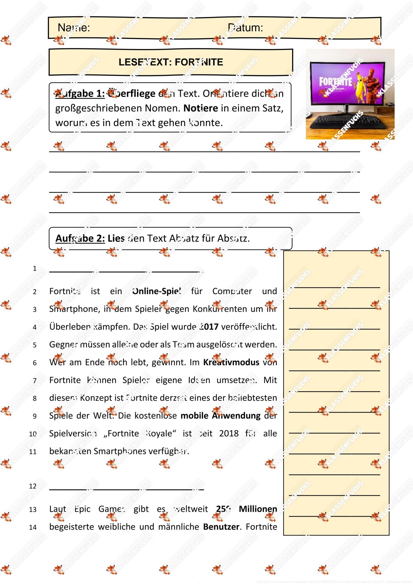 Klassenfuchs Image
